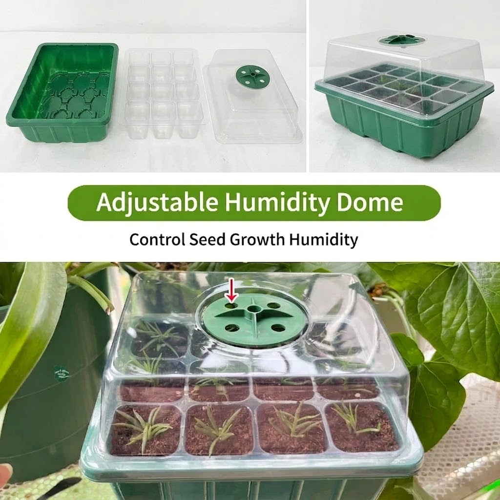 Humidity Dome Kit - Bandeja de Germinação de Sementes com