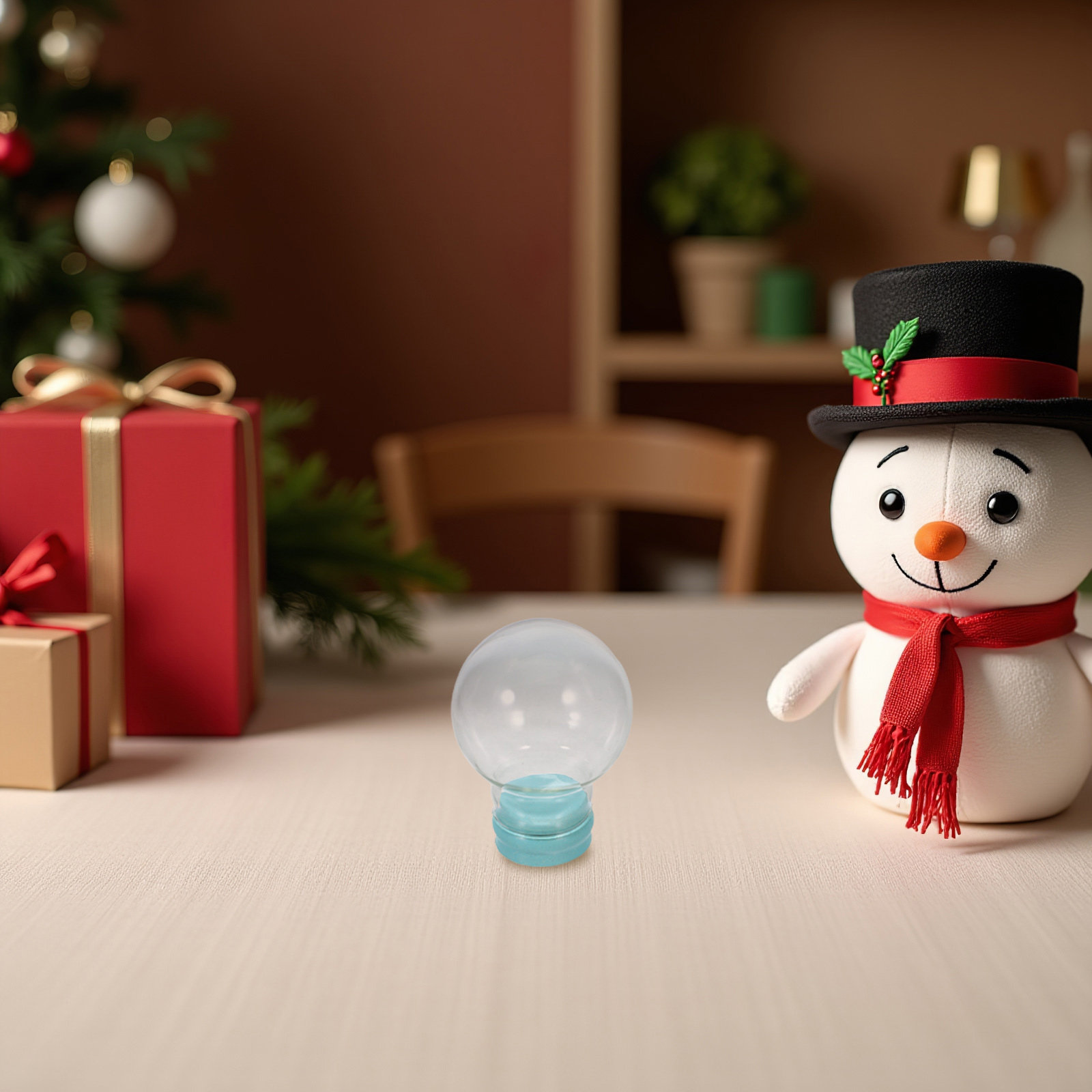 2 Peças de Globo de Neve Trans - Plastic Dome Clear avaliação e preço