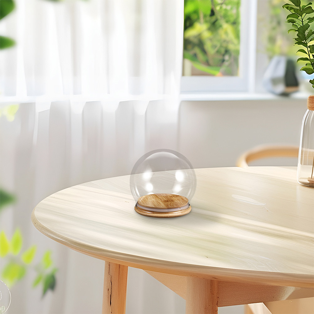 2 Peças de Cúpula de Vidro Tra - Plastic Dome Clear avaliação e preço