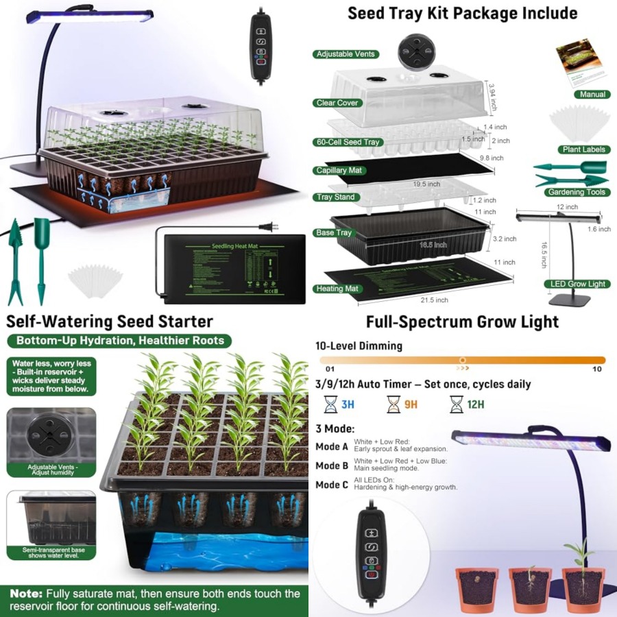 Kit de Germinação de Sementes  - Humidity Dome Kit avaliação e preço