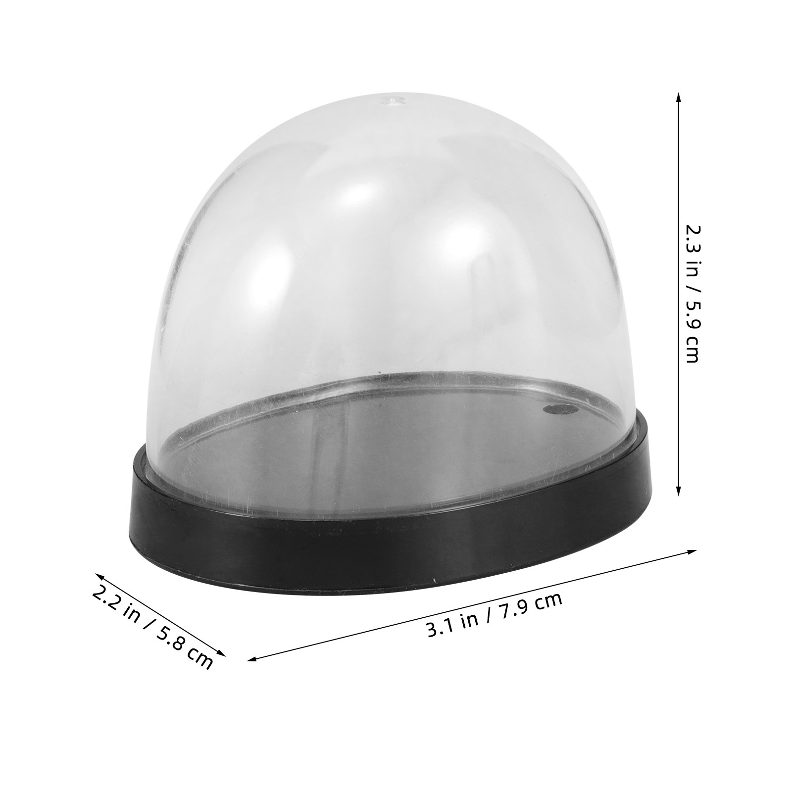 5 Conjuntos de Cúpulas de Plás - Plastic Dome Clear avaliação e preço